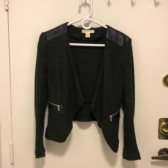 H&M green knitted jacket - Picture 2 of 4